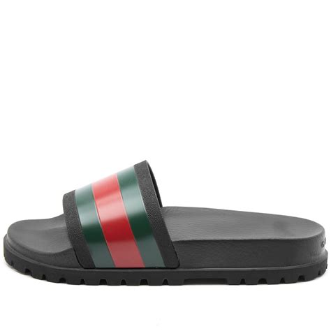 gucci pursuit rubber slides|gucci rubber pursuit g slides.